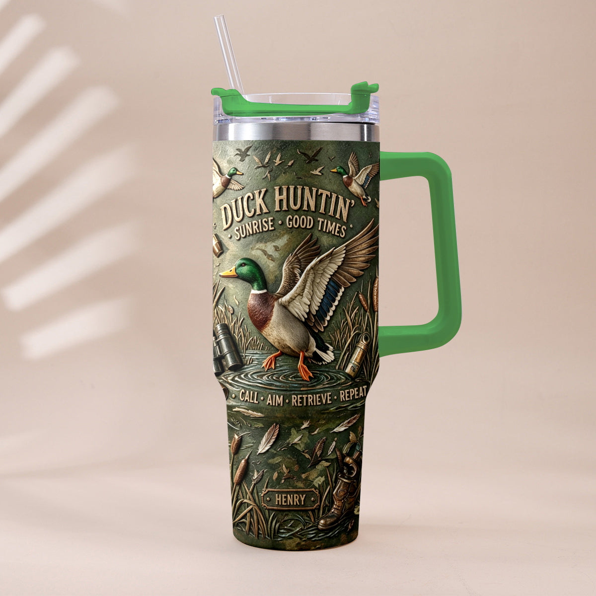 C'est la saison de la chasse - Tasse de chasse personnalisée avec charme en peluche