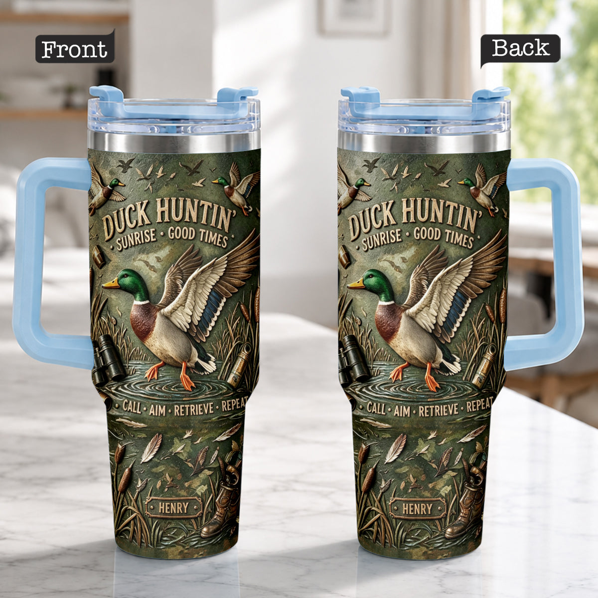 C'est la saison de la chasse - Tasse de chasse personnalisée avec charme en peluche