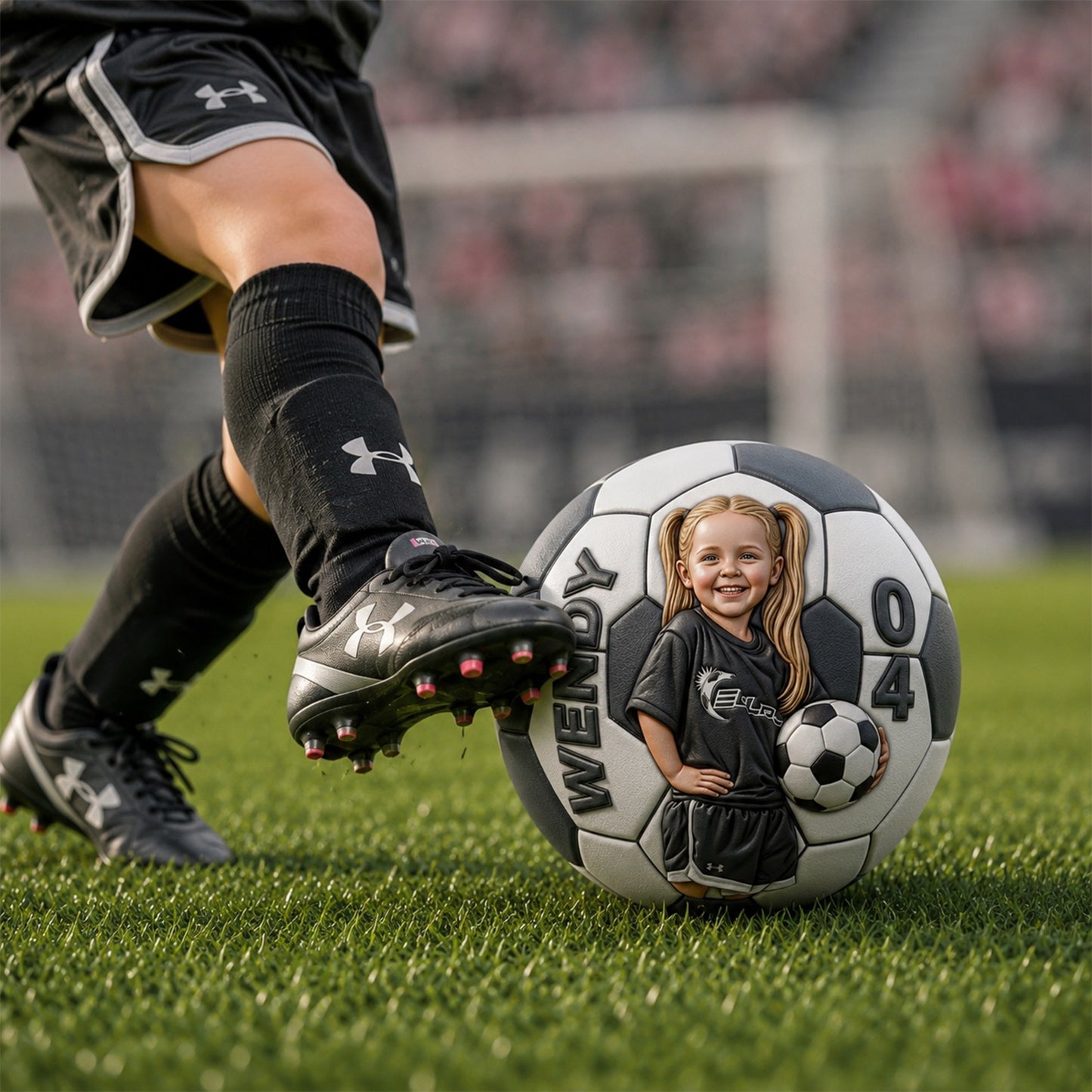 Any Photo Birthday Gift For Soccer Players - Personalized Kid Multi-Sport Ball