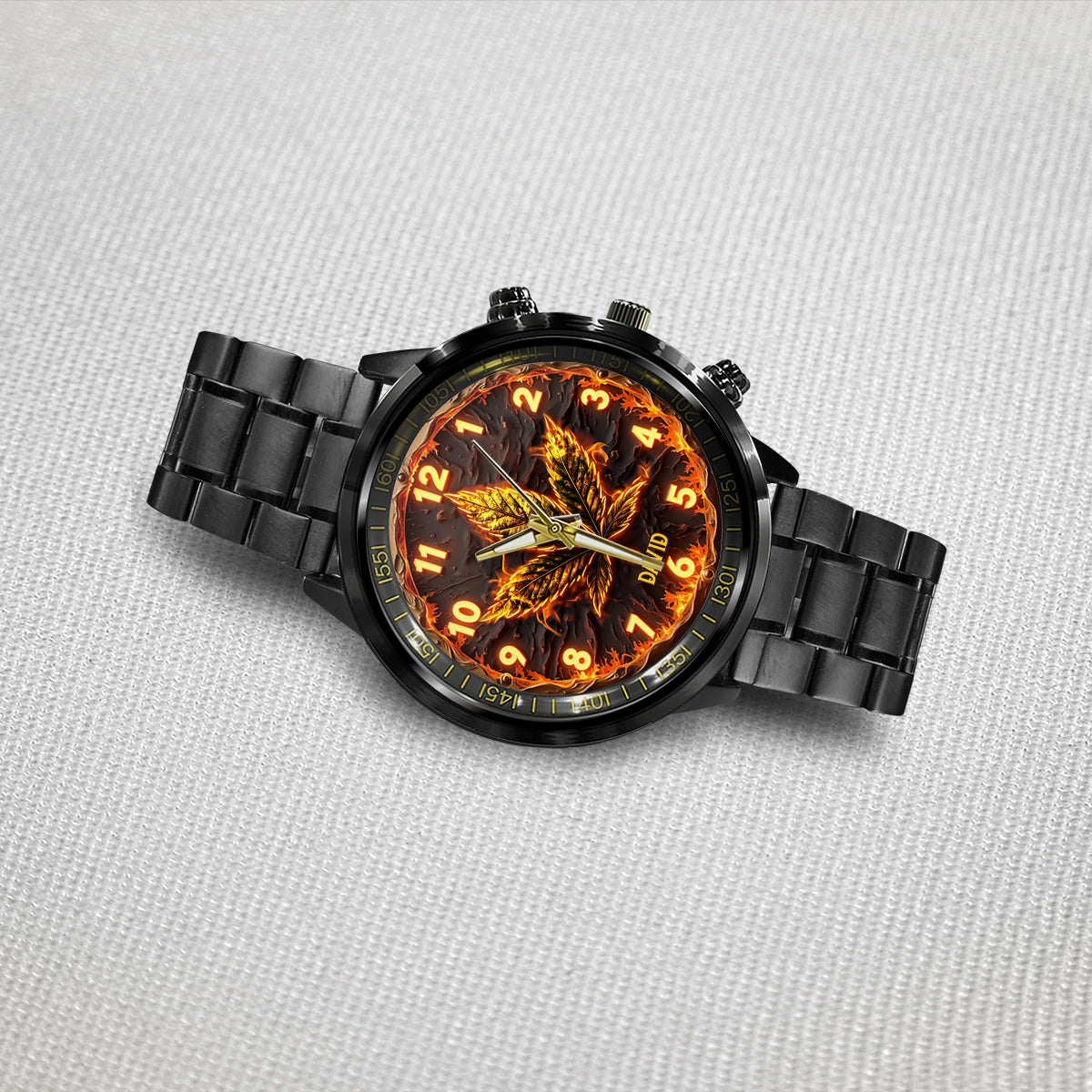 Fire Weed – Personalisierte Weed-Handuhr