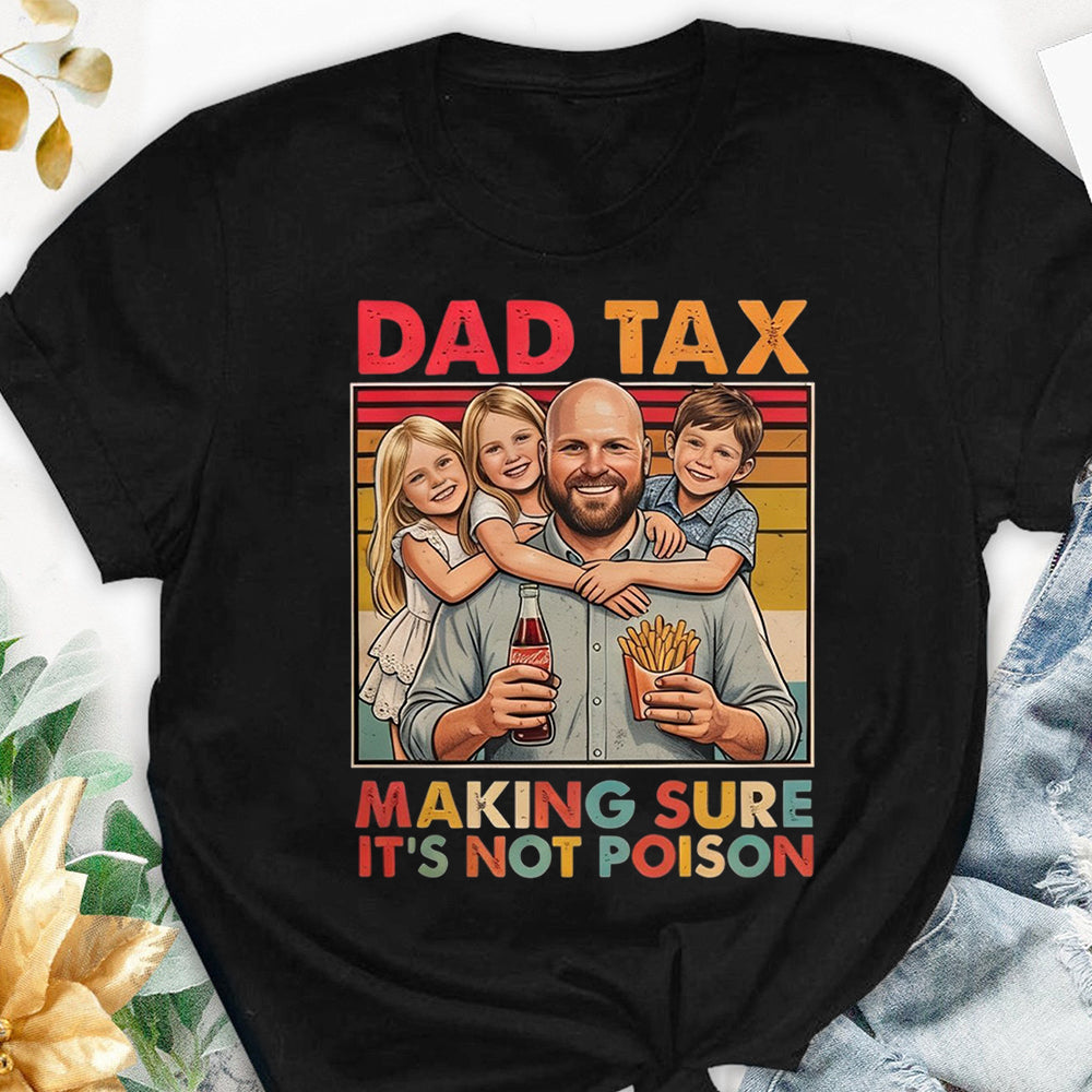 Lustiges Papa-Steuer - Personalisierte Vater T-Shirt und Hoodie