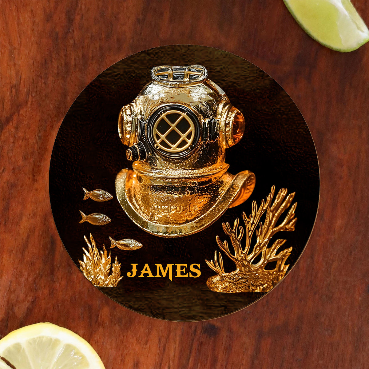 Geschenk für Tauchbegeisterte – personalisiertes Taucher-Whiskyglas