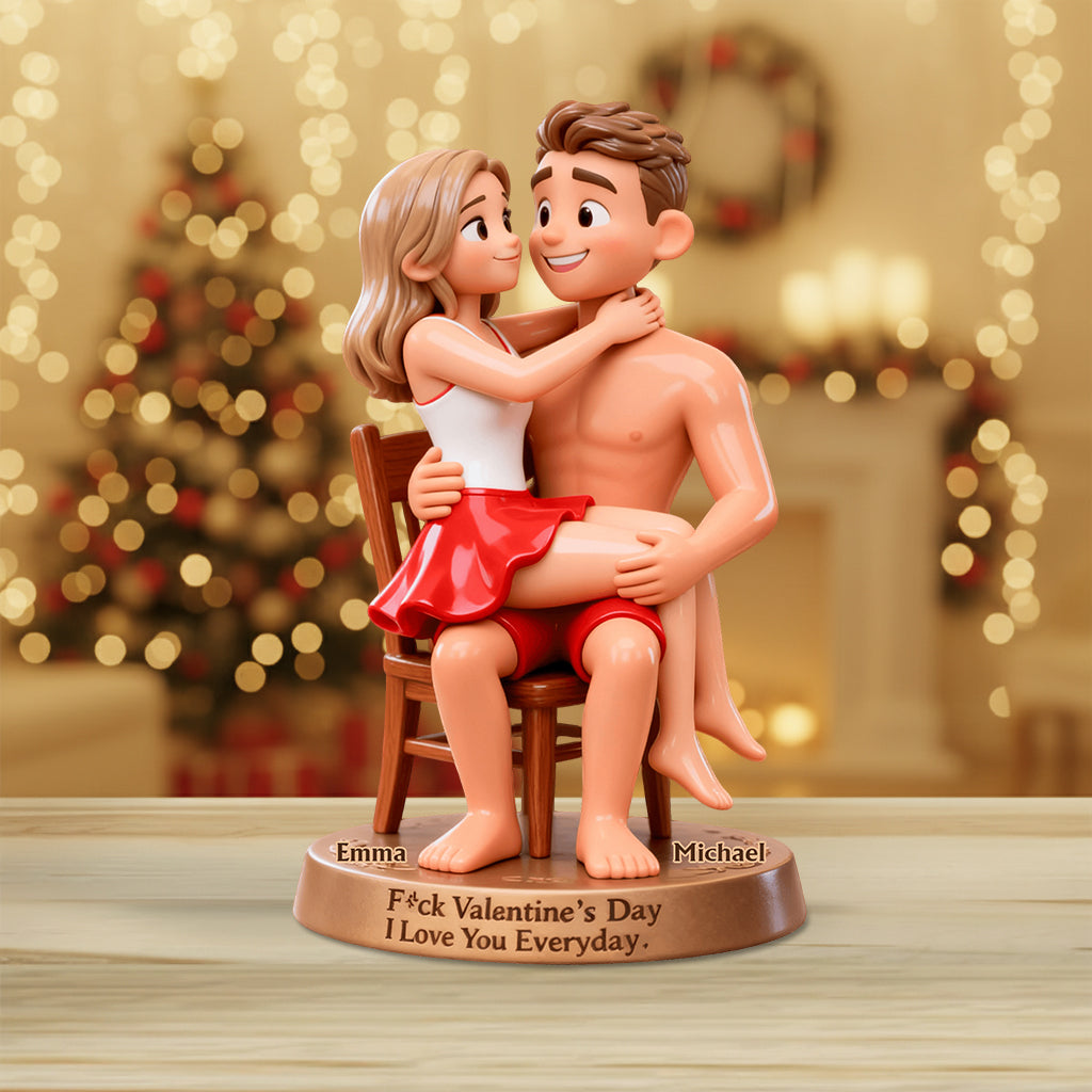 Any Photo Funny Gift For Couple - Personalized Couple Custom Shaped Acrylic Plaque