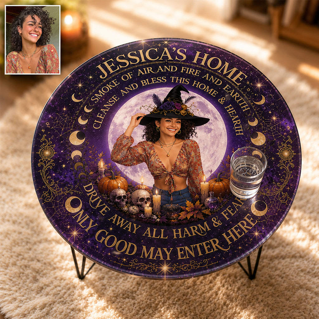 Only Good May Enter Here - Personalized Witch Table Custom Shape