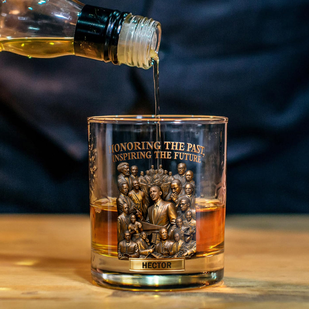 Black History Month - Personalized African American Whiskey Decanter Set