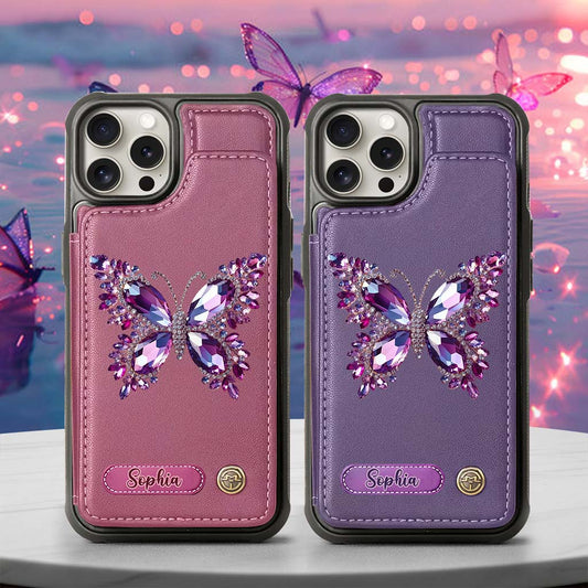 Wunderschöner Schmetterling – personalisierte Schmetterlings-Handyhülle