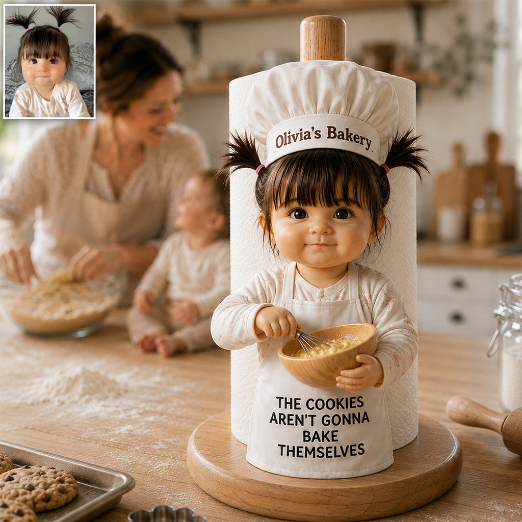 Kleiner Chef - Personalisierter Küchenpapierhalter