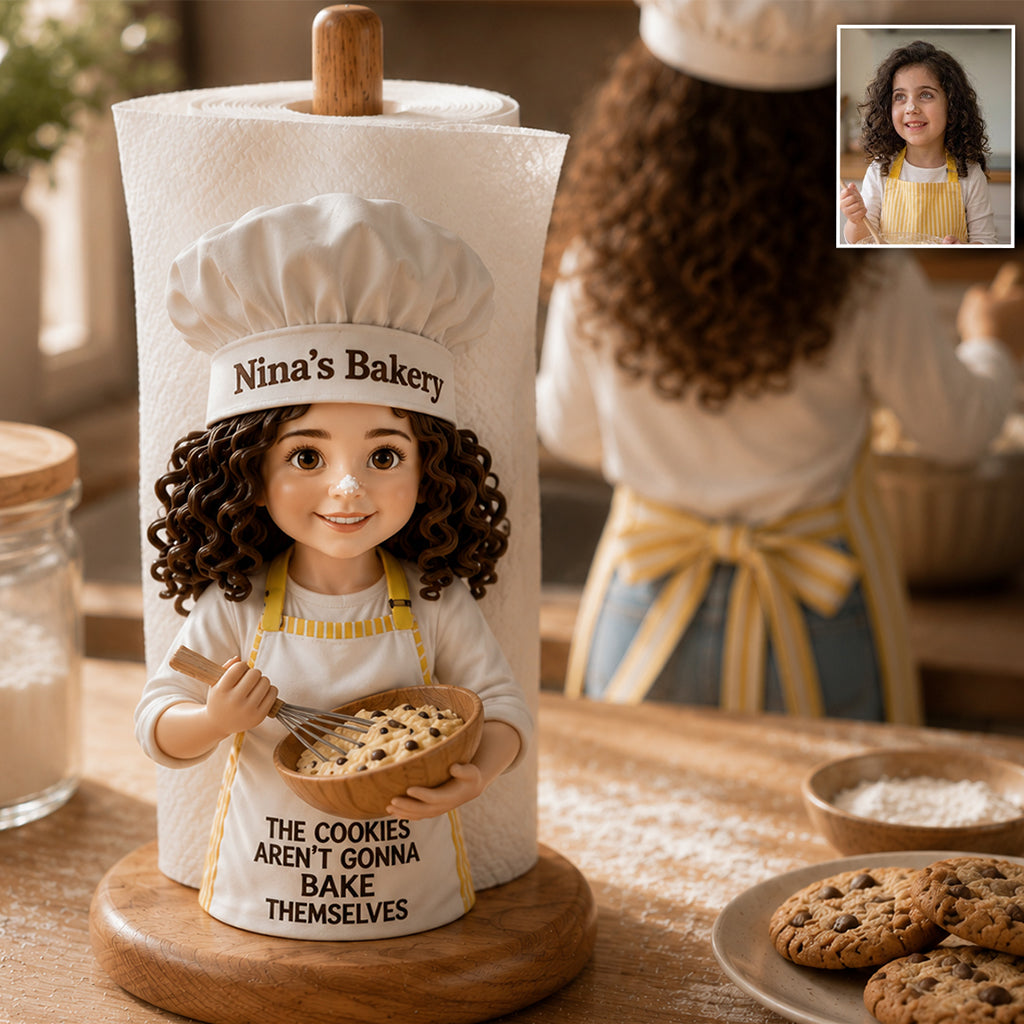 Kleiner Chef - Personalisierter Küchenpapierhalter