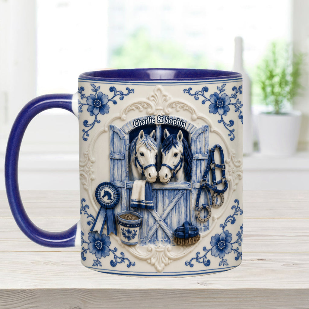 Love Horses - Personalized Horse Accent Mug