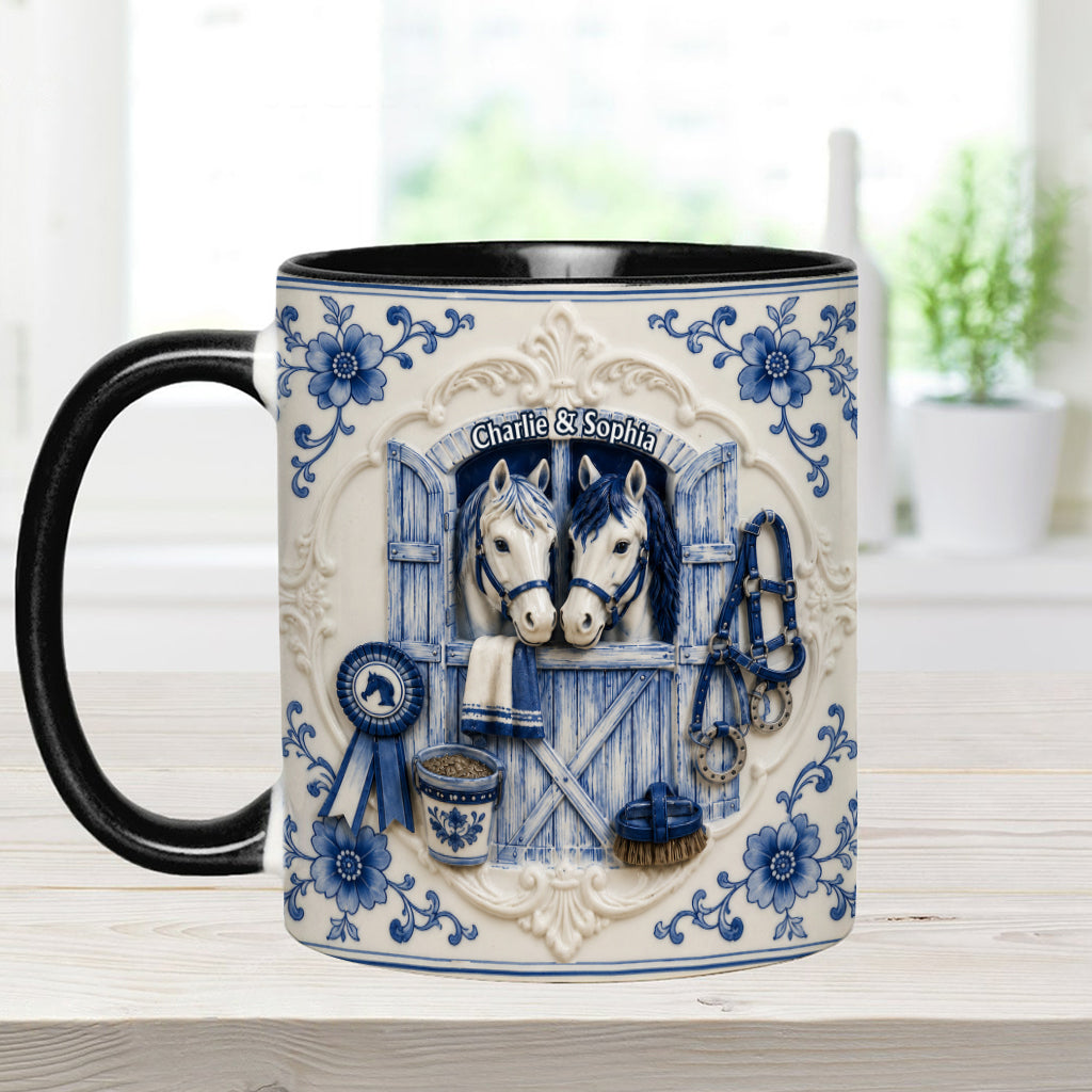 Love Horses - Personalized Horse Accent Mug