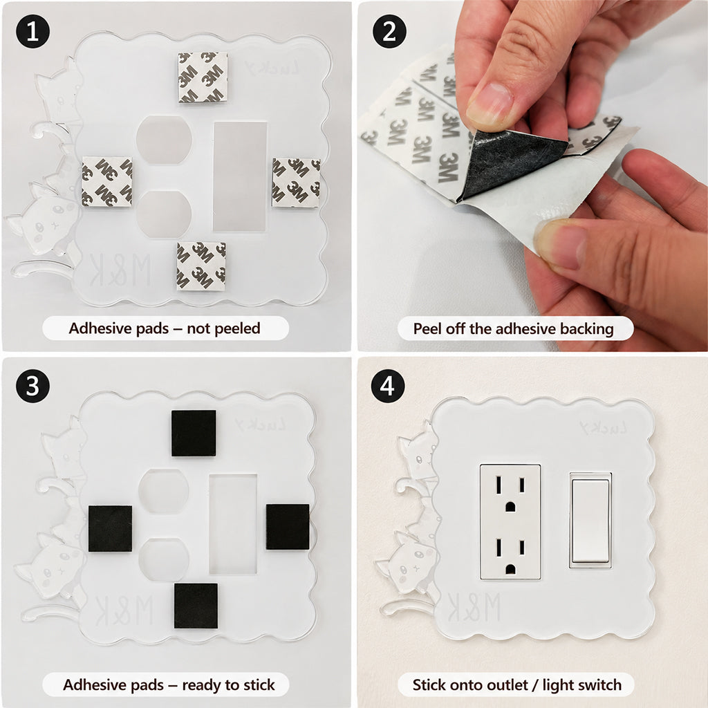 Funny Animal - Personalized Cat Light Switch/ Outlet Cover