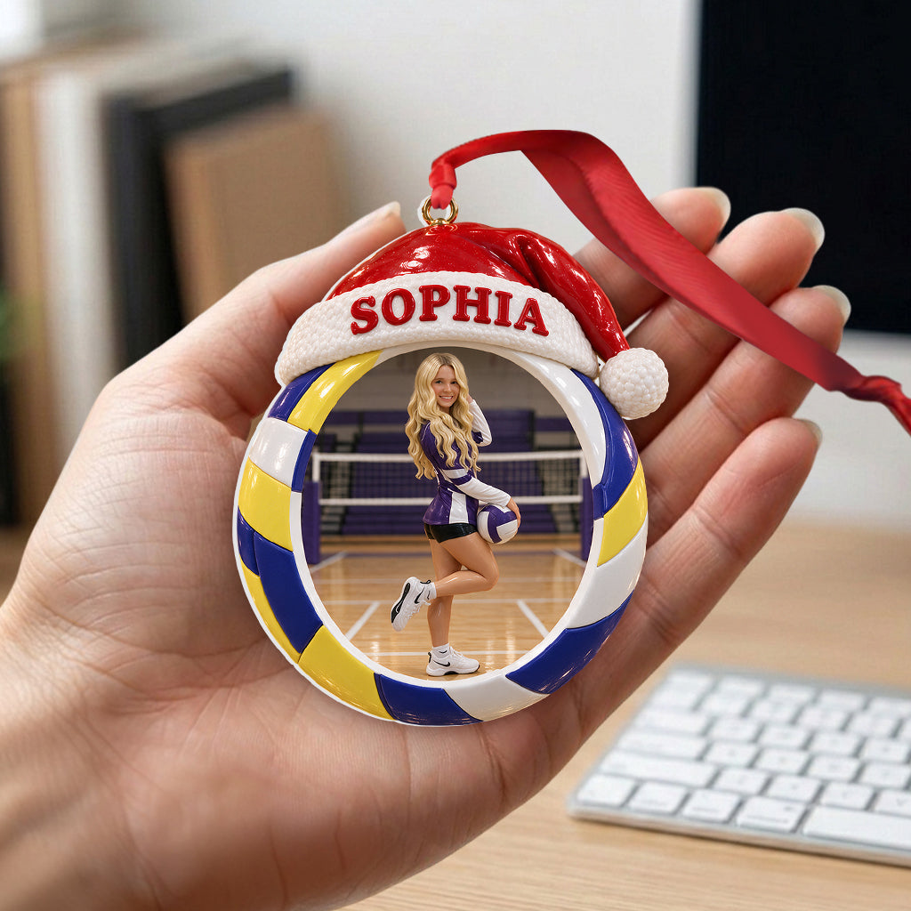 Love Volleyball - Personalized Volleyball Premium 3D Ornament