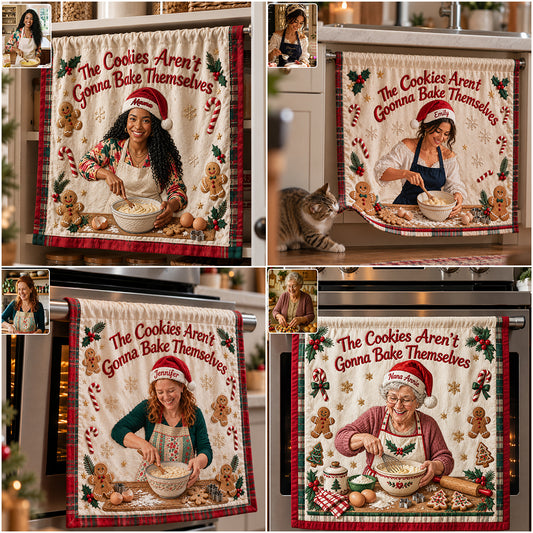 The Cookies Aren't Gonna Bake Themselves - Personalized Baking Window Valances