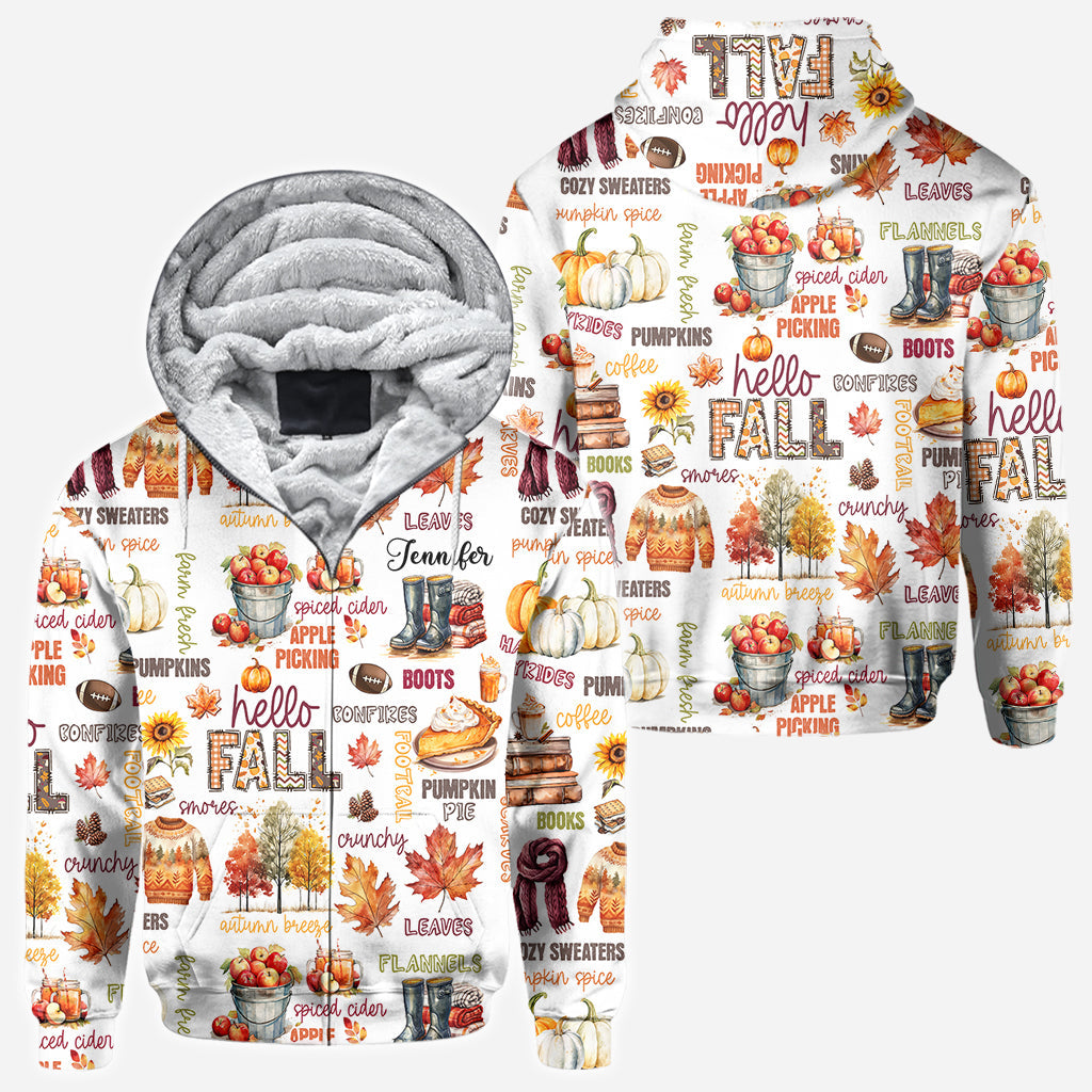 Bonjour l'automne - T-shirt personnalisé automne