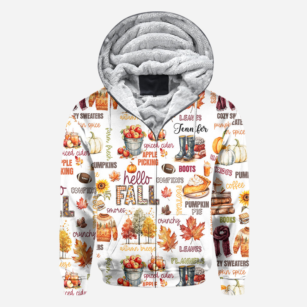 Bonjour l'automne - T-shirt personnalisé automne
