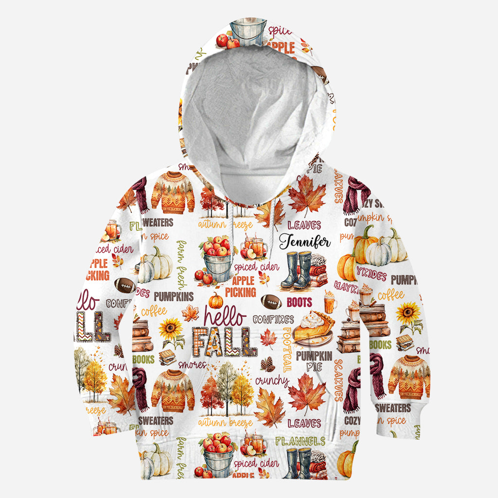 Bonjour l'automne - T-shirt personnalisé automne