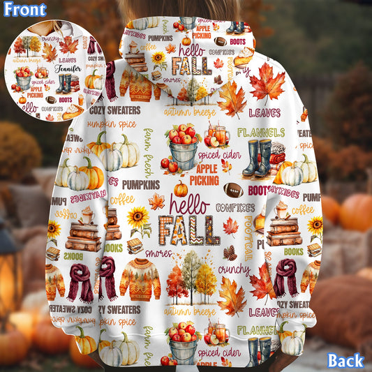 Bonjour l'automne - T-shirt personnalisé automne