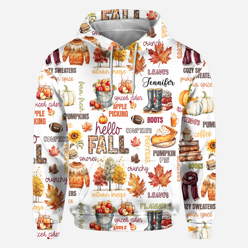 Bonjour l'automne - T-shirt personnalisé automne