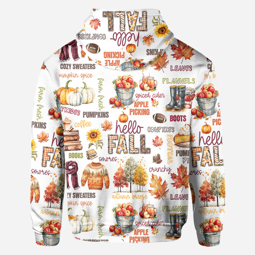 Bonjour l'automne - T-shirt personnalisé automne