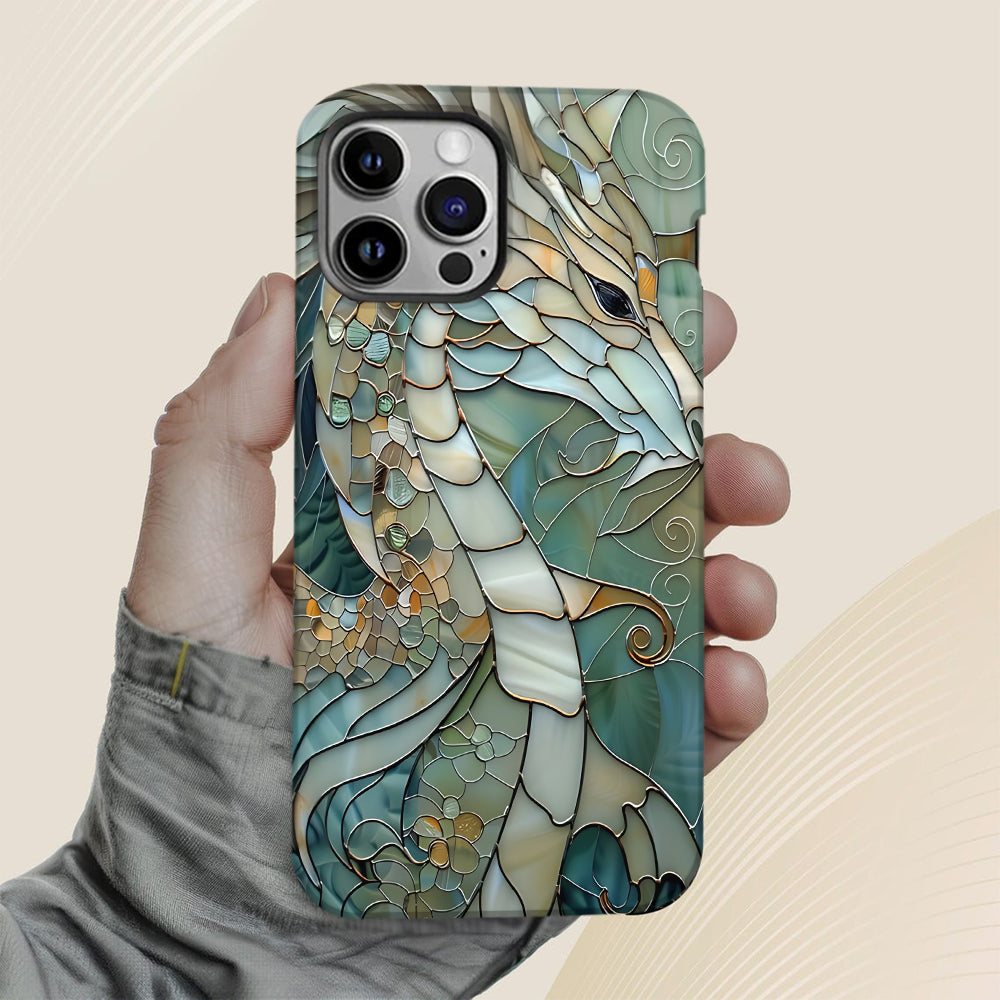 Coque de téléphone personnalisée avec motif dragon « J’adore les dragons »