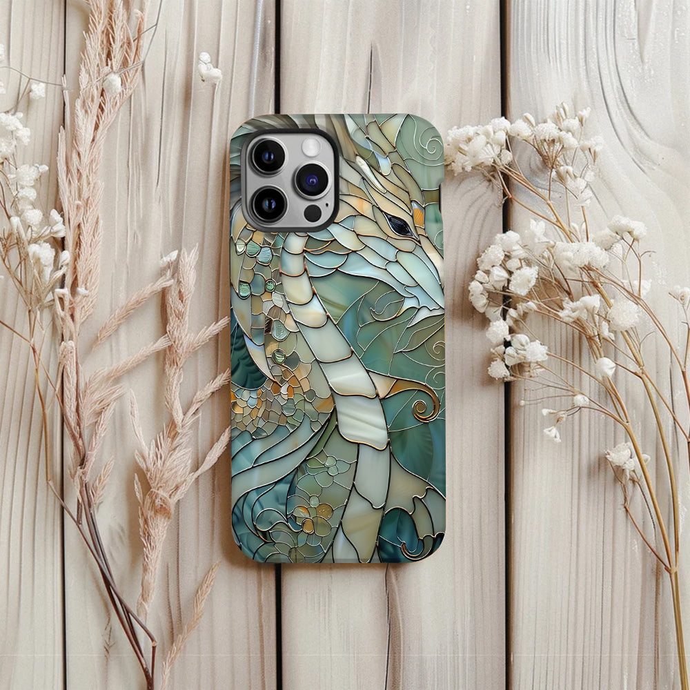 Coque de téléphone personnalisée avec motif dragon « J’adore les dragons »