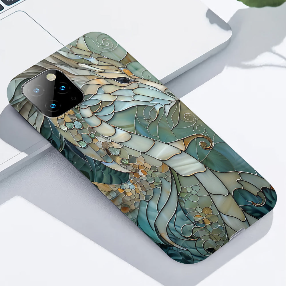 Coque de téléphone personnalisée avec motif dragon « J’adore les dragons »