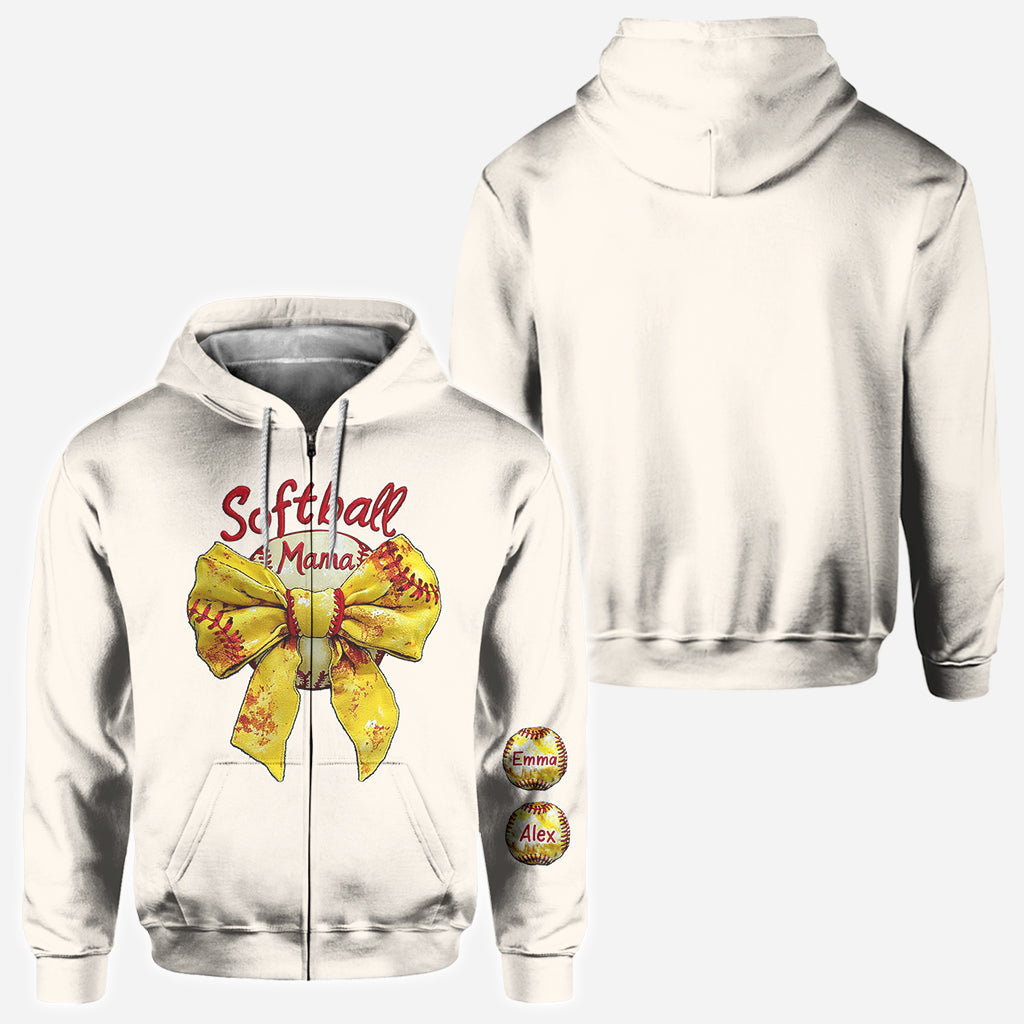 Softball Mama - Personalized Softball All Over Shirt