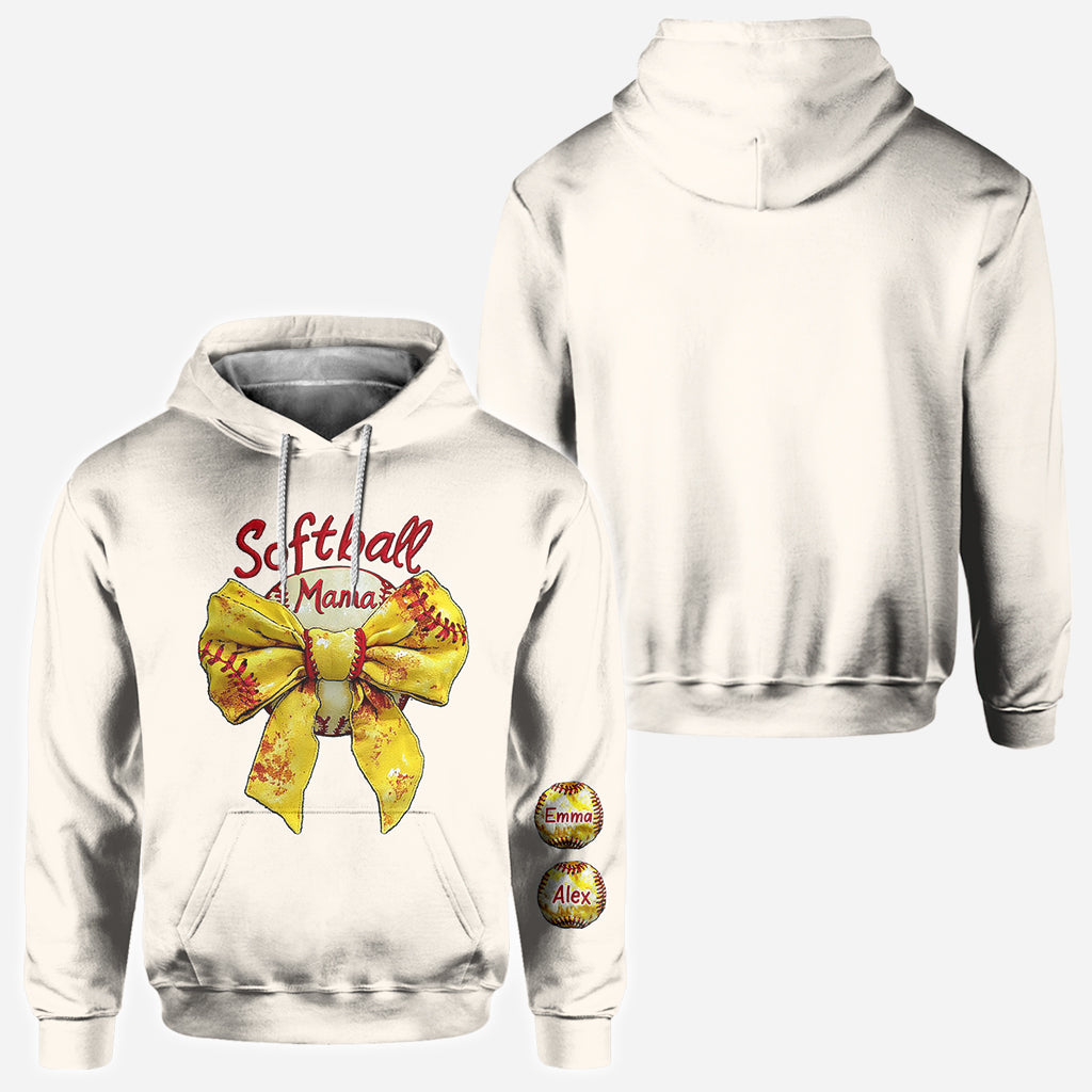 Softball Mama - Personalized Softball All Over Shirt