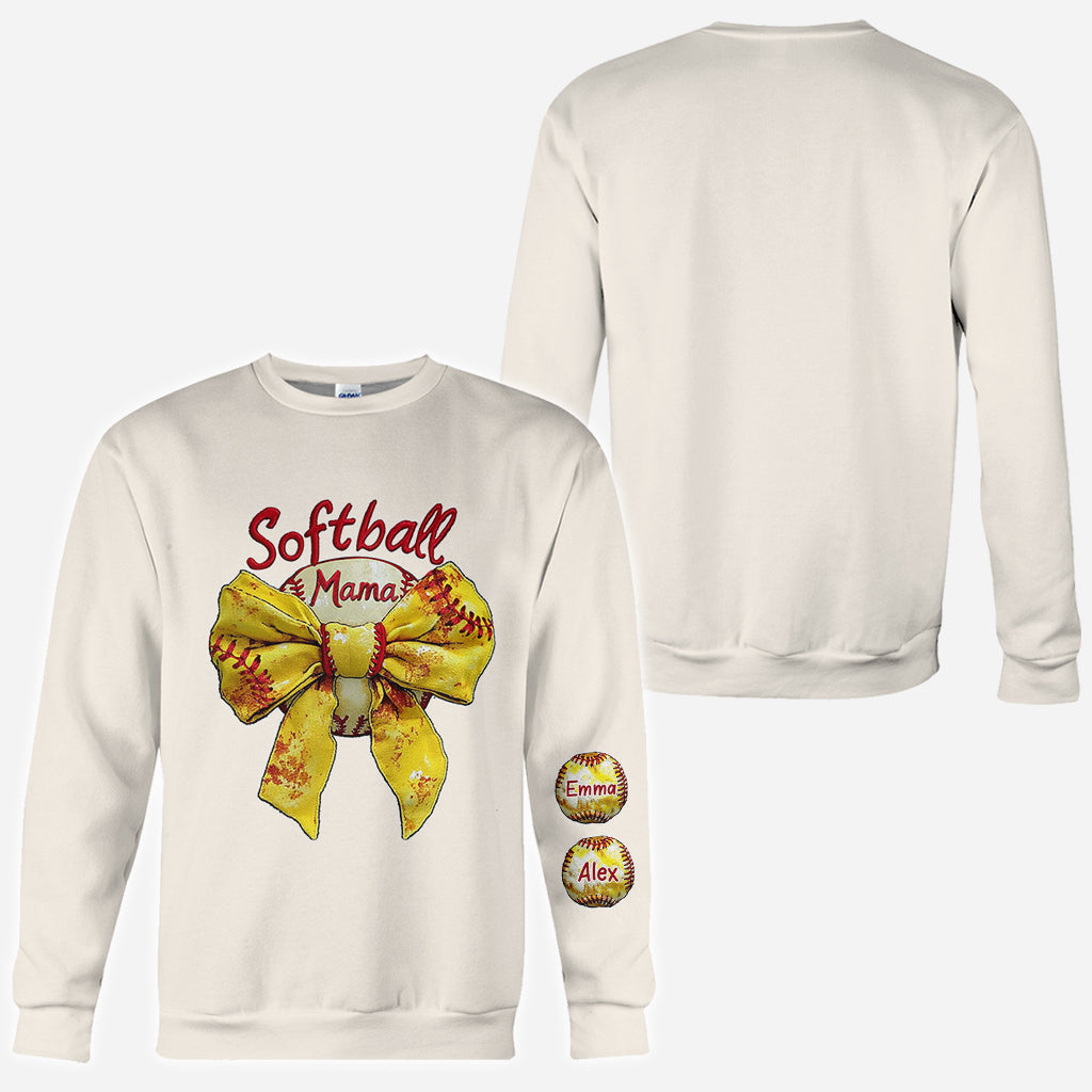 Softball Mama - Personalized Softball All Over Shirt
