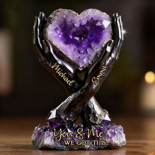 You & Me We Got This - Personalized Couple Custom Shaped Acrylic Plaque