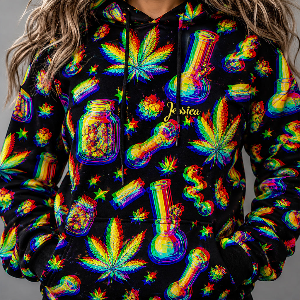 Stoned - Personalisierte Weed All Over Shirt