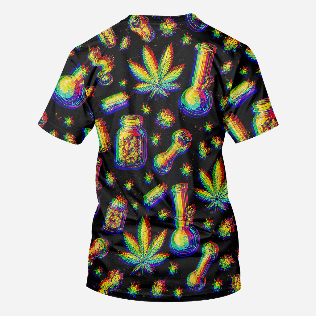 Stoned - Personalisierte Weed All Over Shirt