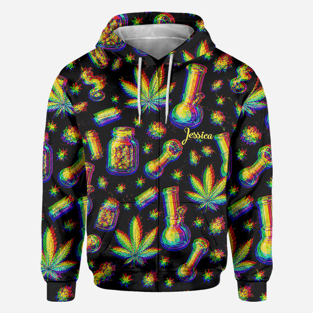 Stoned - Personalisierte Weed All Over Shirt