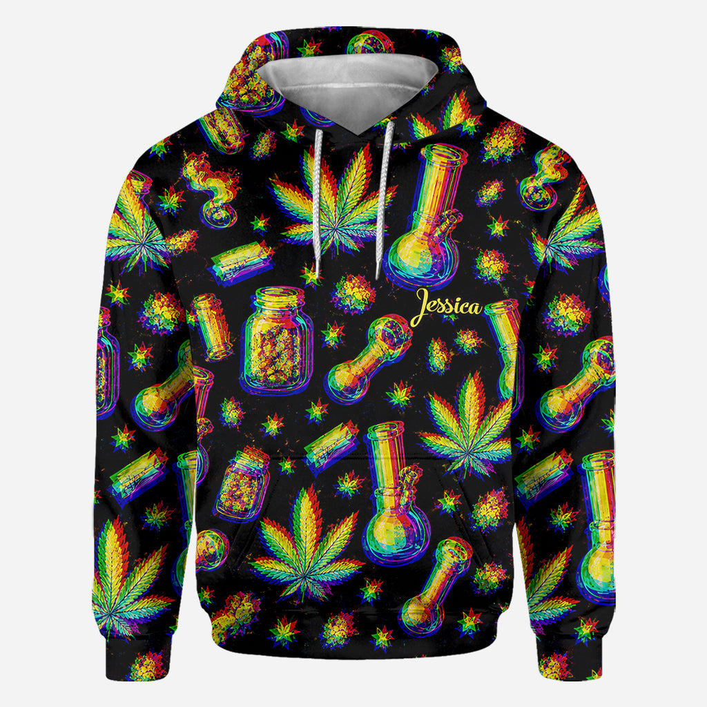 Stoned - Personalisierte Weed All Over Shirt