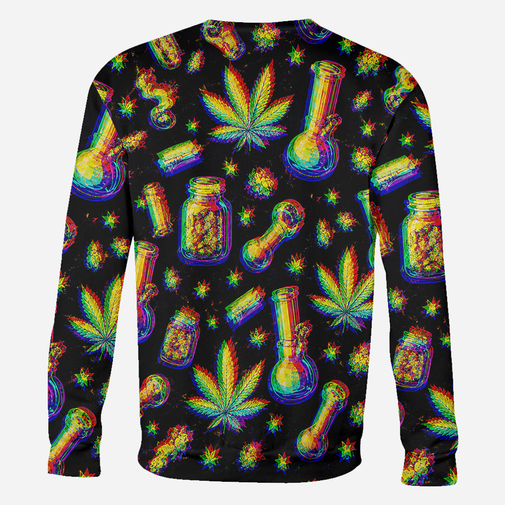 Stoned - Personalisierte Weed All Over Shirt