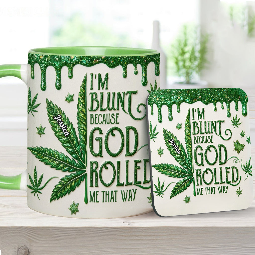 Je suis franc parce que Dieu m'a fait ainsi - Tasse et sous-verre personnalisés