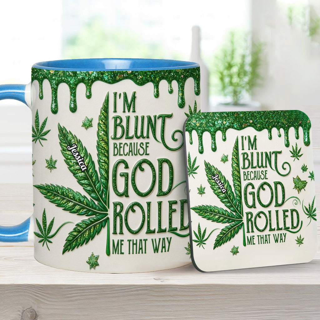 Je suis franc parce que Dieu m'a fait ainsi - Tasse et sous-verre personnalisés