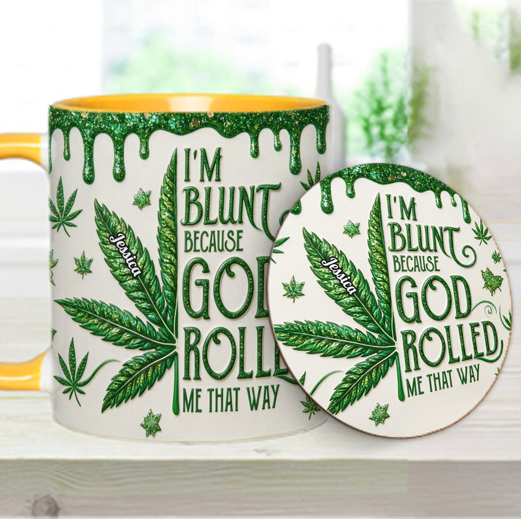 Je suis franc parce que Dieu m'a fait ainsi - Tasse et sous-verre personnalisés