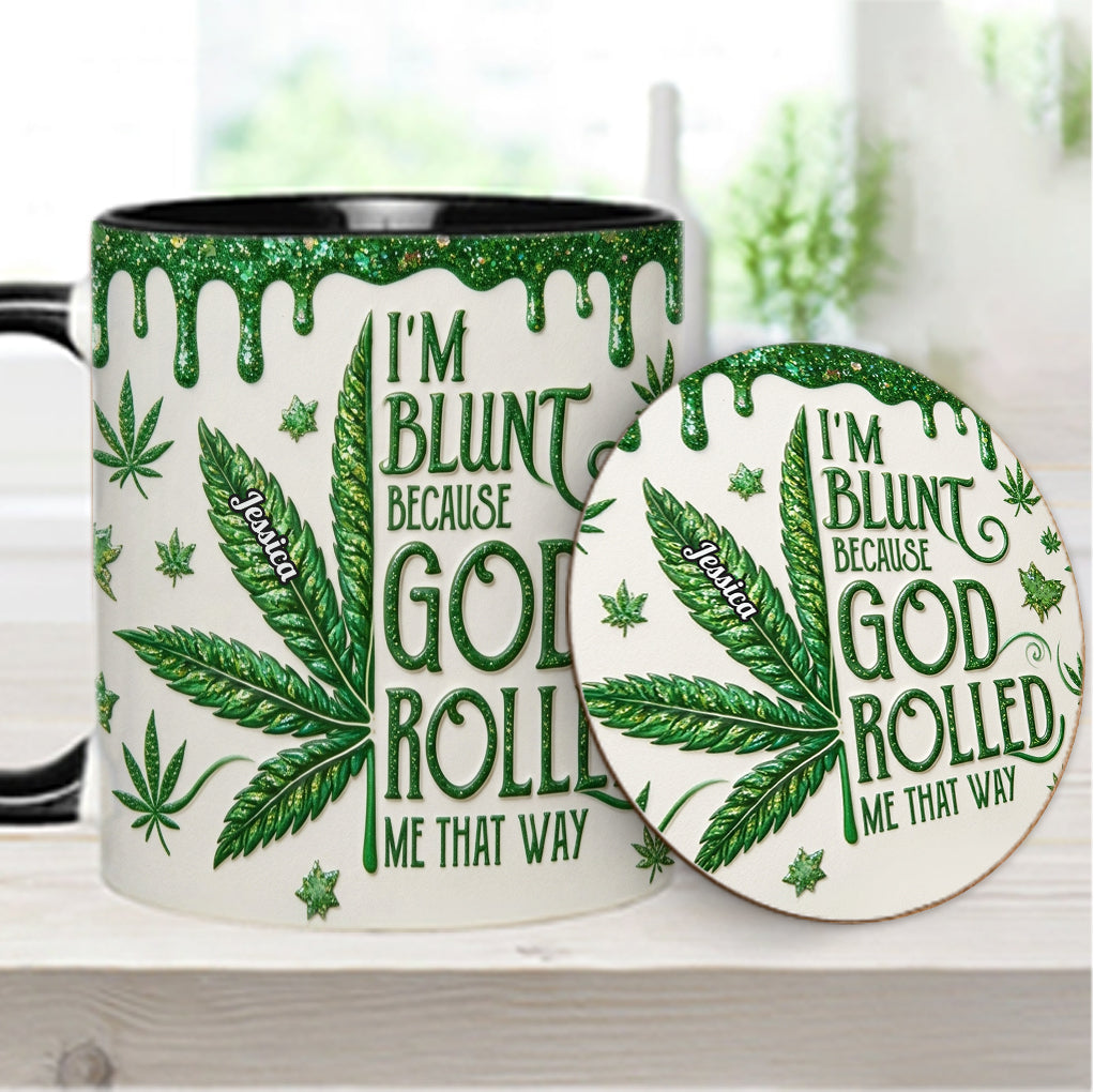 Je suis franc parce que Dieu m'a fait ainsi - Tasse et sous-verre personnalisés