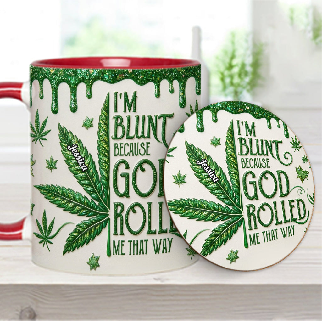 Je suis franc parce que Dieu m'a fait ainsi - Tasse et sous-verre personnalisés