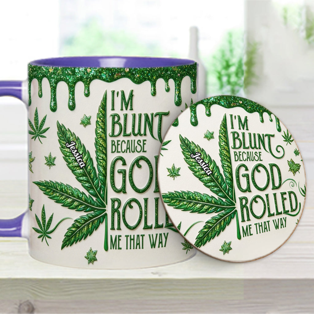 Je suis franc parce que Dieu m'a fait ainsi - Tasse et sous-verre personnalisés