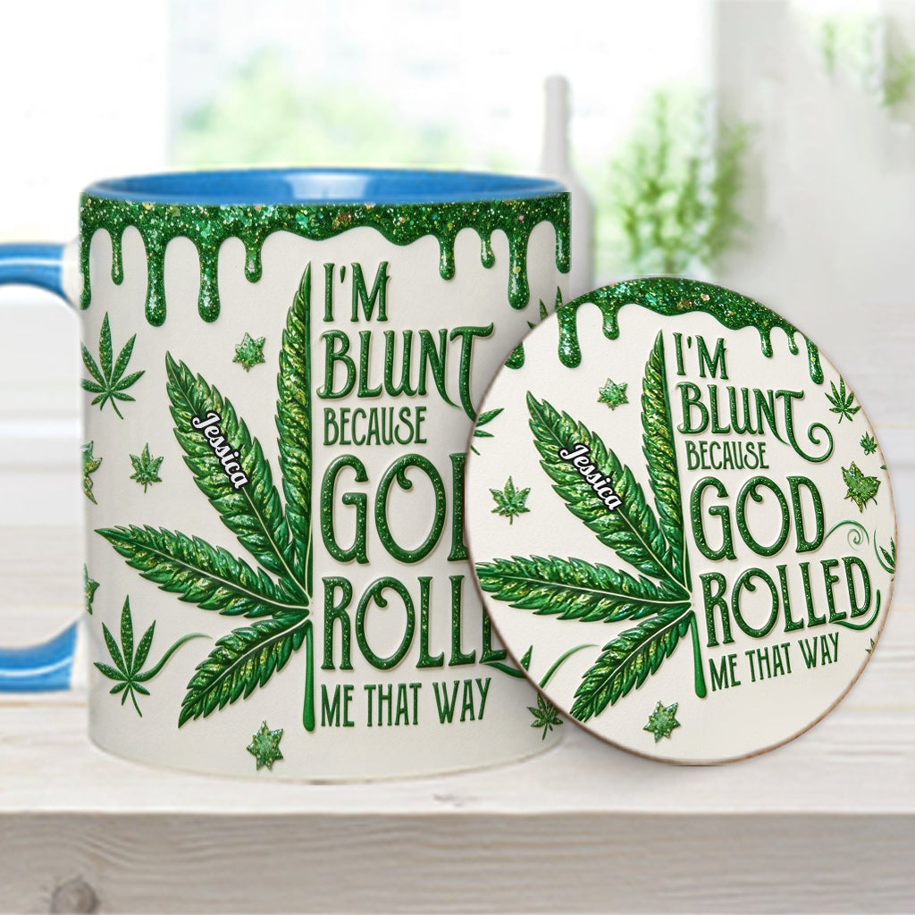 Je suis franc parce que Dieu m'a fait ainsi - Tasse et sous-verre personnalisés