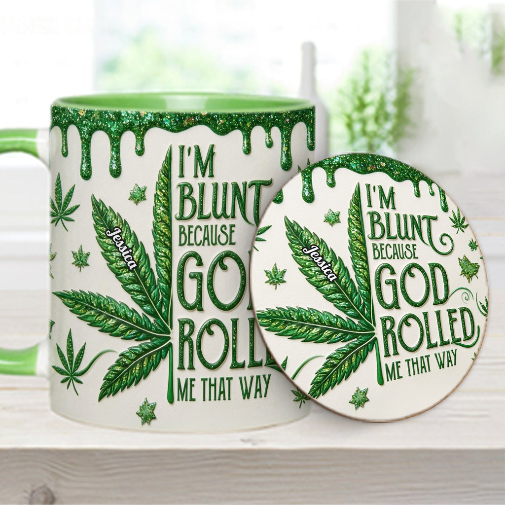 Je suis franc parce que Dieu m'a fait ainsi - Tasse et sous-verre personnalisés