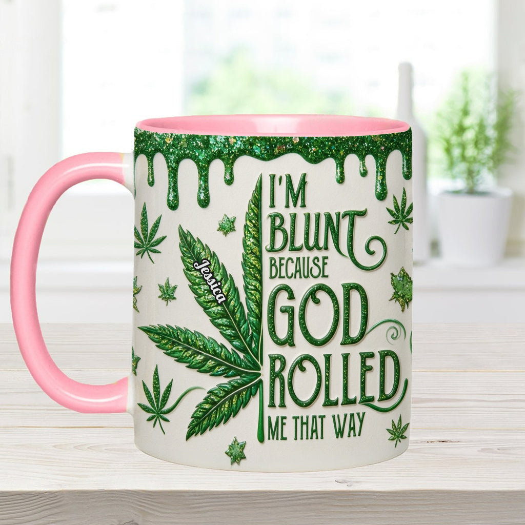 Je suis franc parce que Dieu m'a fait ainsi - Tasse et sous-verre personnalisés
