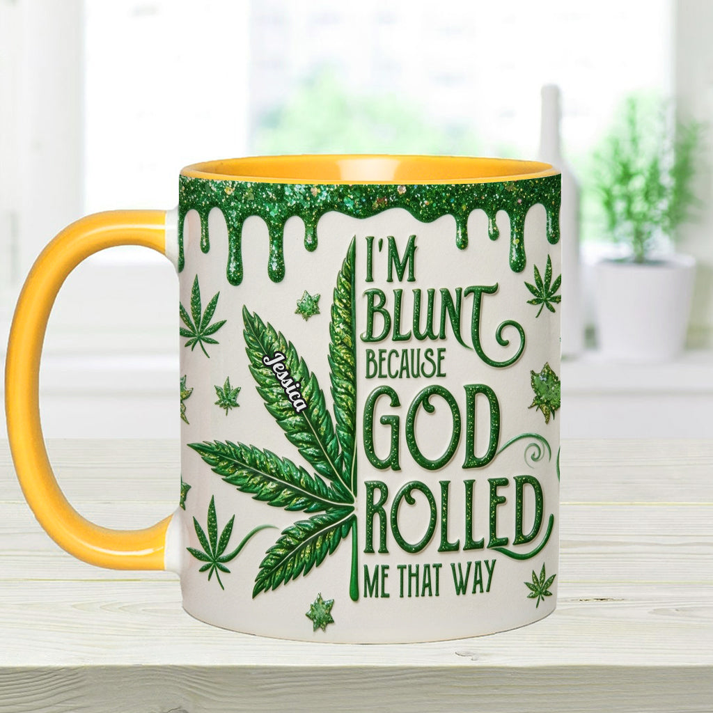 Je suis franc parce que Dieu m'a fait ainsi - Tasse et sous-verre personnalisés