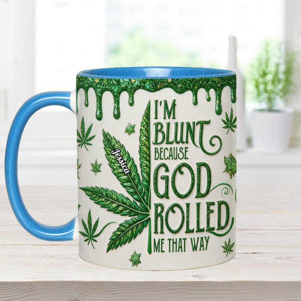 Je suis franc parce que Dieu m'a fait ainsi - Tasse et sous-verre personnalisés