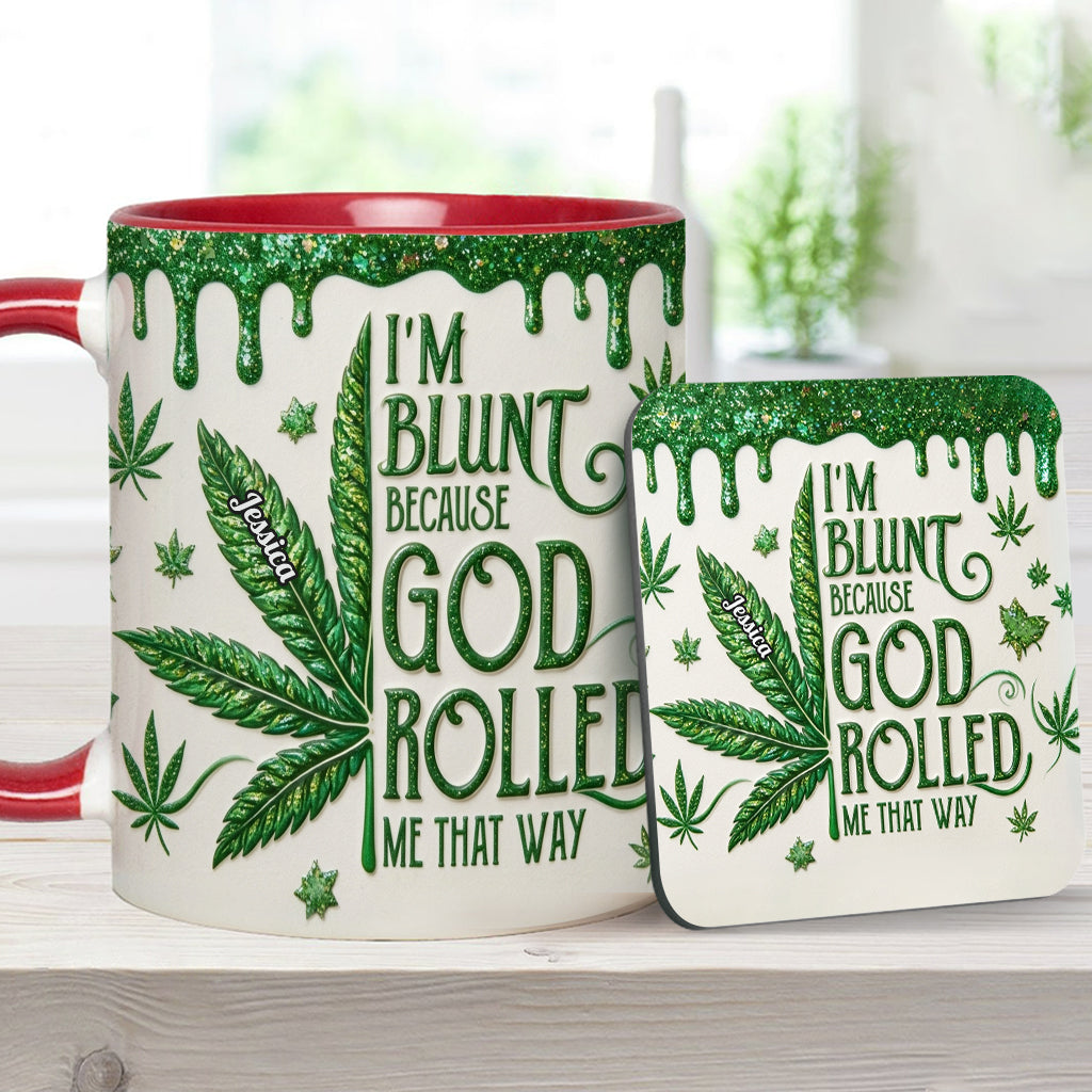 Je suis franc parce que Dieu m'a fait ainsi - Tasse et sous-verre personnalisés