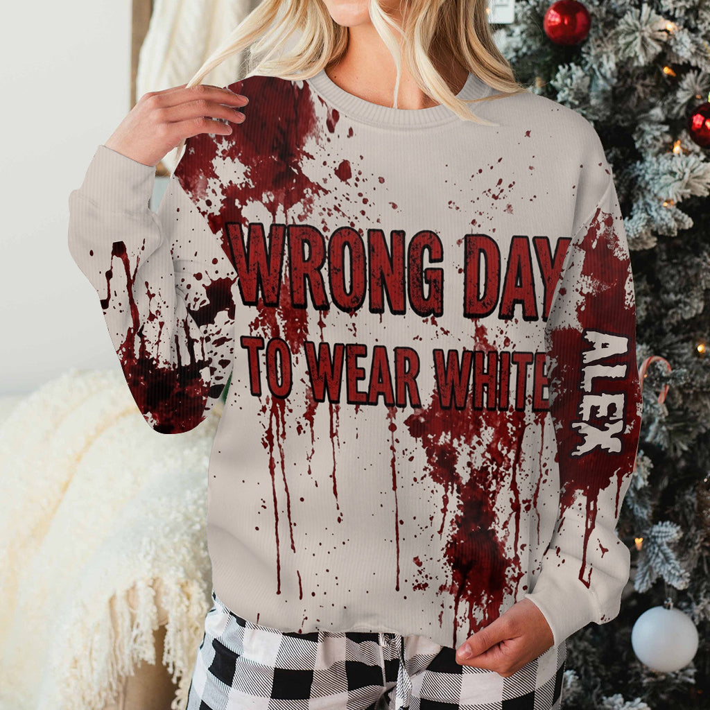 Look Bad Feel Great - Personalized Horror Character Ugly Sweater