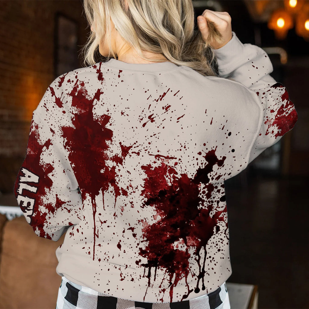 Look Bad Feel Great - Personalized Horror Character Ugly Sweater
