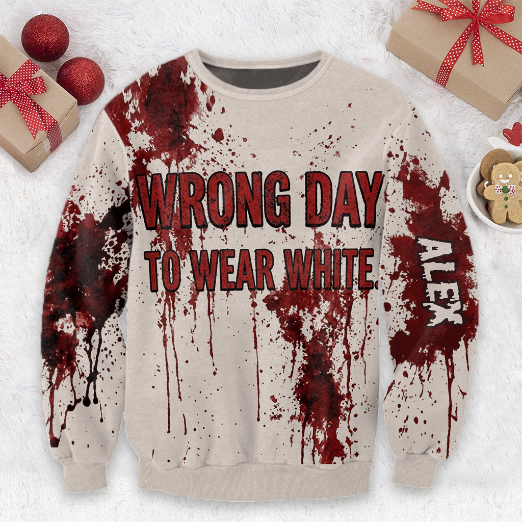 Look Bad Feel Great - Personalized Horror Character Ugly Sweater
